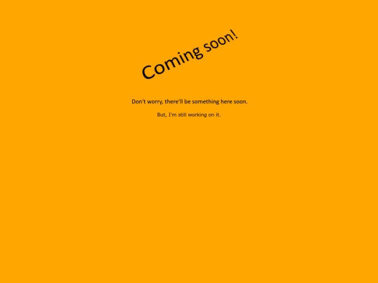 index-comingsoon screenshot