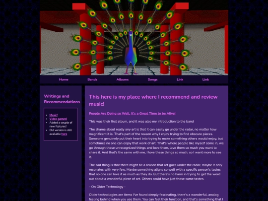 music/bands screenshot