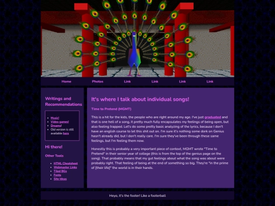 music/songs screenshot