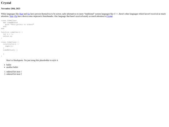 blog/something screenshot