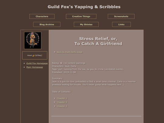 guildfox/stories/stressrelief screenshot