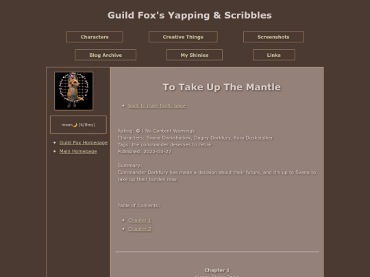 guildfox/stories/takeupthemantle screenshot