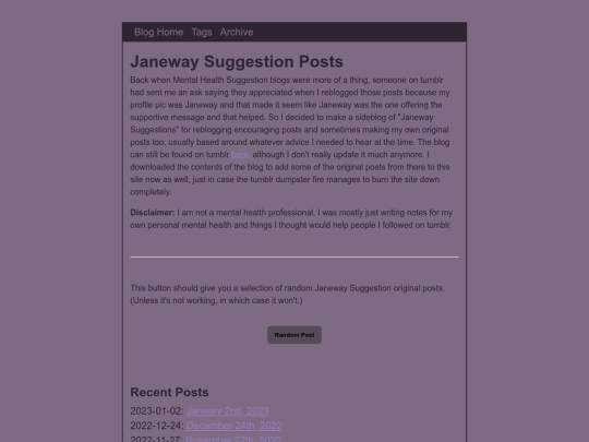 ramblingrose/janeway-suggestion screenshot