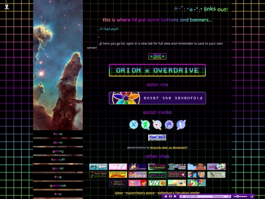 links screenshot