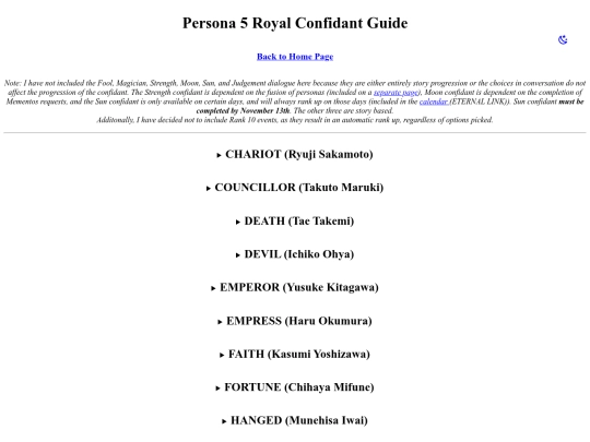 confidants screenshot