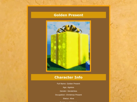 Characters/Golden-present screenshot