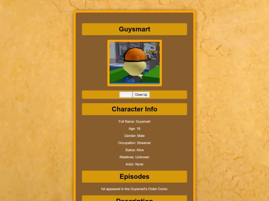 Characters/Guysmart screenshot