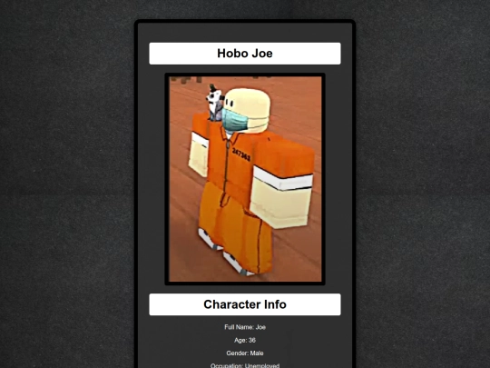Characters/Hobo-joe screenshot