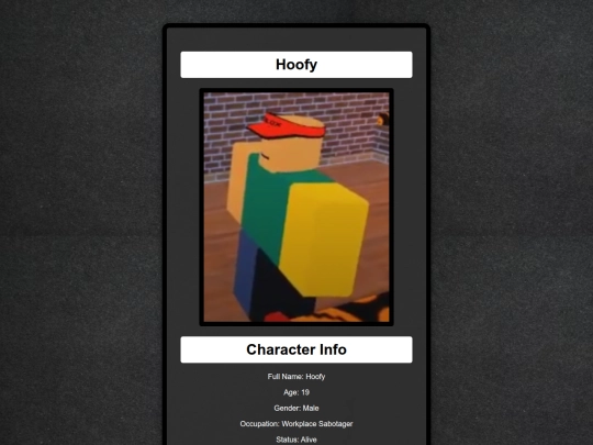 Characters/Hoofy screenshot