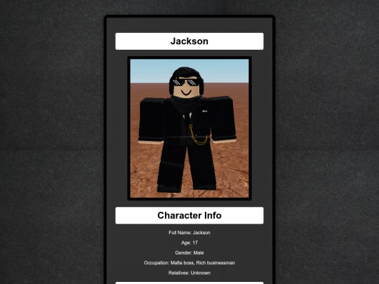 Characters/Jackson screenshot
