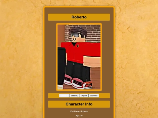 Characters/Roberto screenshot
