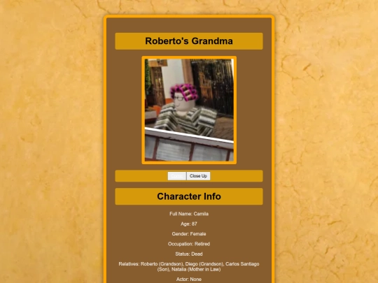 Characters/Robertos-grandma screenshot