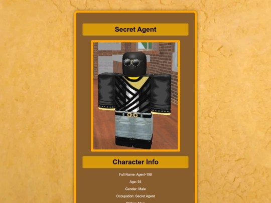 Characters/Secret-agent screenshot