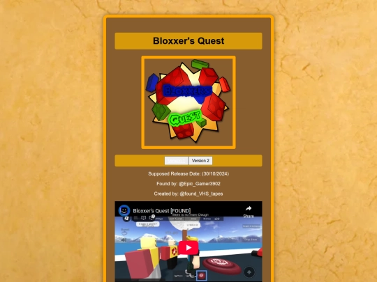 Lost-Media/Bloxxers-quest screenshot