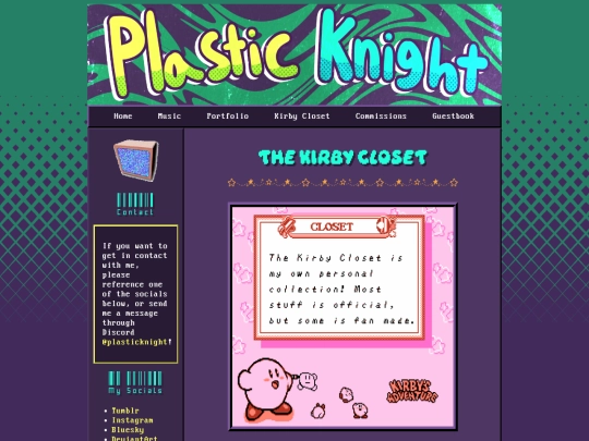 kirbycloset screenshot