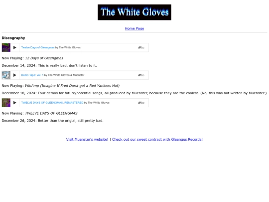 discography screenshot