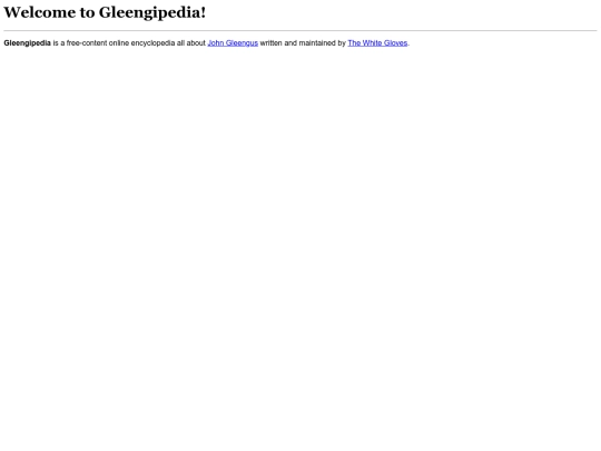 gleengipedia screenshot
