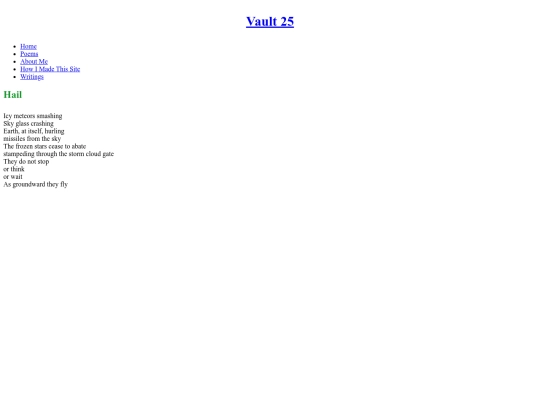 poems/Hail screenshot