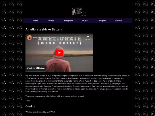 ameliorate screenshot