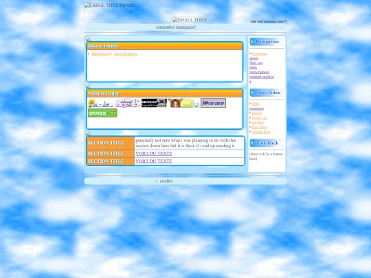 links screenshot