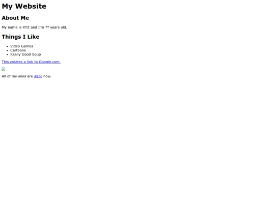 index screenshot