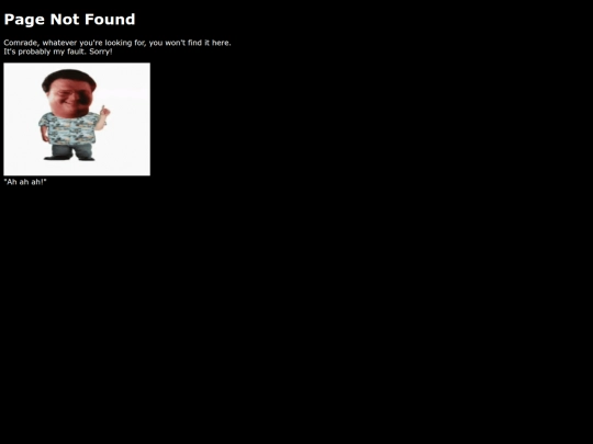 not_found screenshot