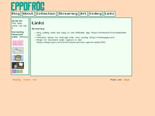 links screenshot