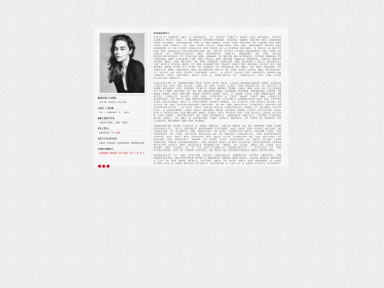 chloe/bio screenshot