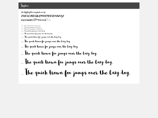fonts/demo screenshot