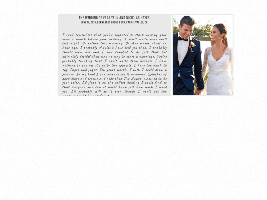 vera/wedding screenshot