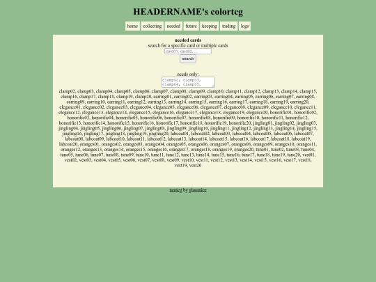neededcards screenshot