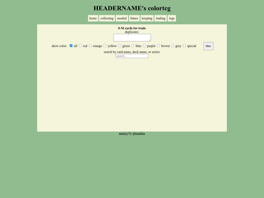 tradingcards0-M screenshot