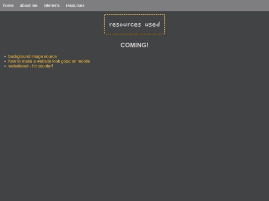 resources-used screenshot