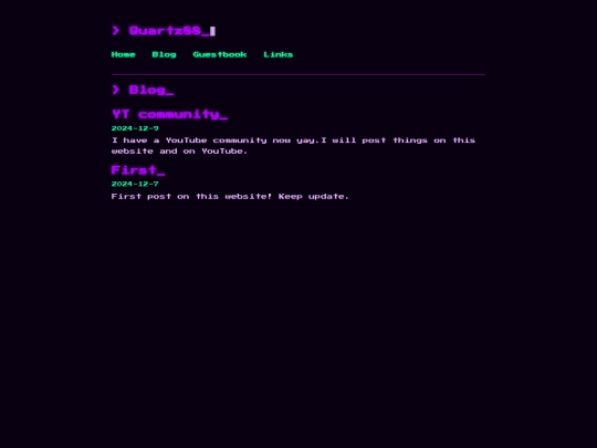 blog screenshot