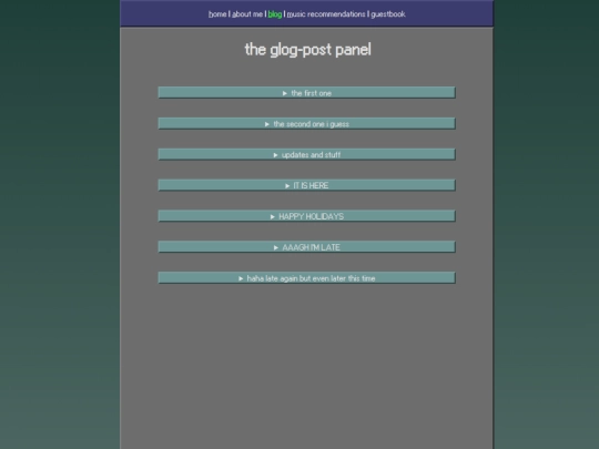blog screenshot