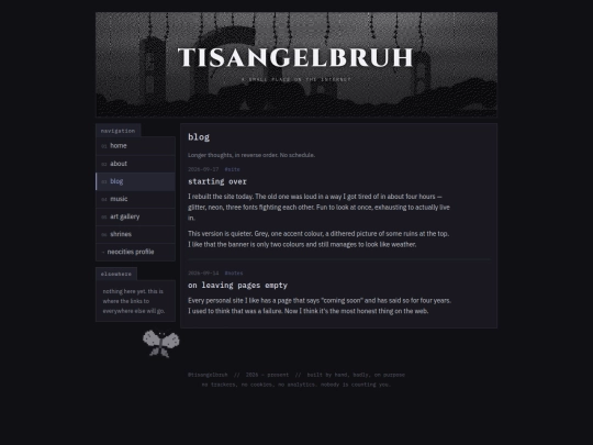 blog screenshot