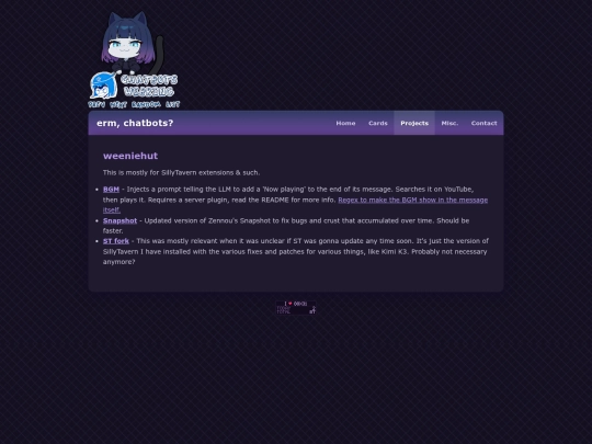 projects screenshot