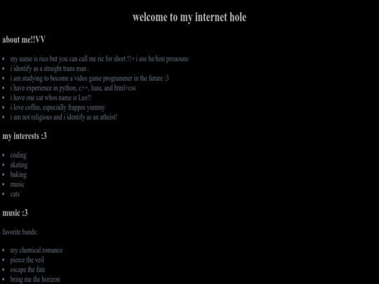 index screenshot