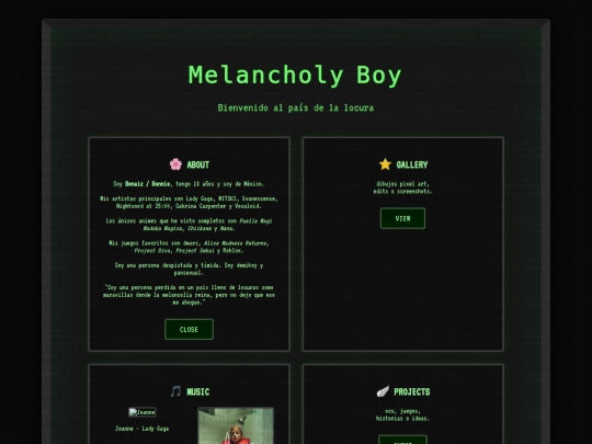 index screenshot