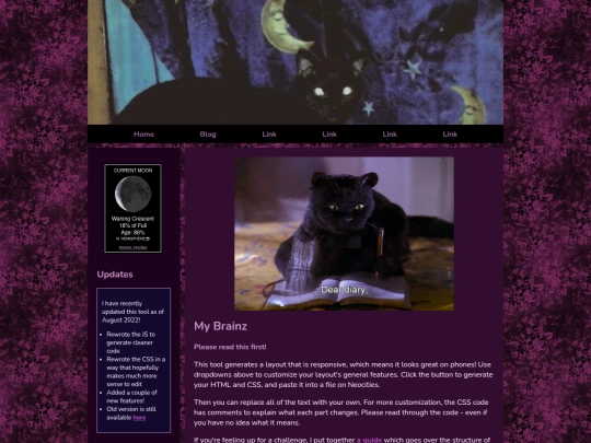 blog screenshot