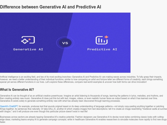 blog/difference-between-generative-aI-and-predictive-ai screenshot