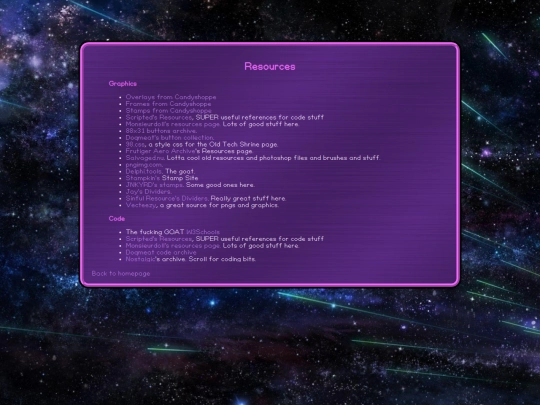 resources screenshot