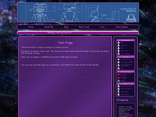 test-page screenshot