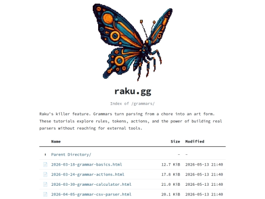 grammars screenshot