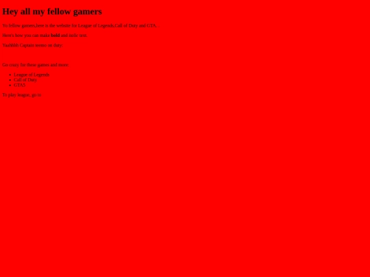 index screenshot