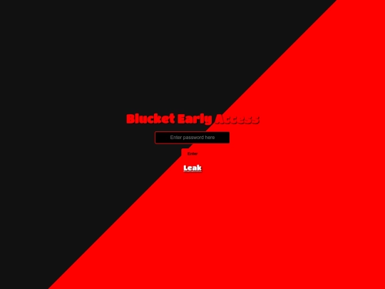 leak screenshot