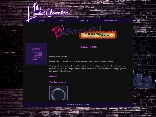 Recs_archive/Recs_6-2025 screenshot