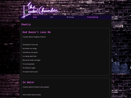 poetry screenshot