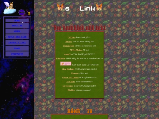 links screenshot