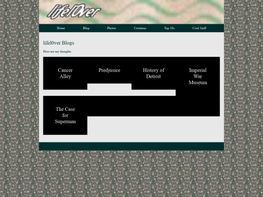 blog screenshot